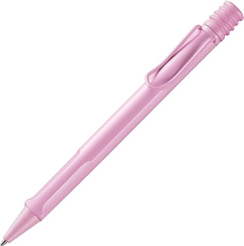 Lamy Safari Kugelschreiber, Leicht-Rosa, Ergonomisches Griffstück, Blaue Mine M von Lamy