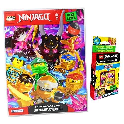 Lego Ninjago Karten Trading Cards Serie 8 Next Level - Crystalized (2023) - 1 Mappe + 1 Blister Sammelkarten von Generisch