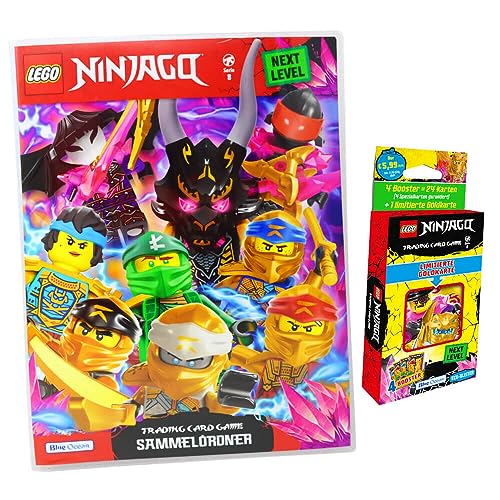 Lego Ninjago Karten Trading Cards Serie 8 Next Level - Crystalized (2023) Sammelkarten - Auswahl (1 Mappe + 1 Blister) von Generisch