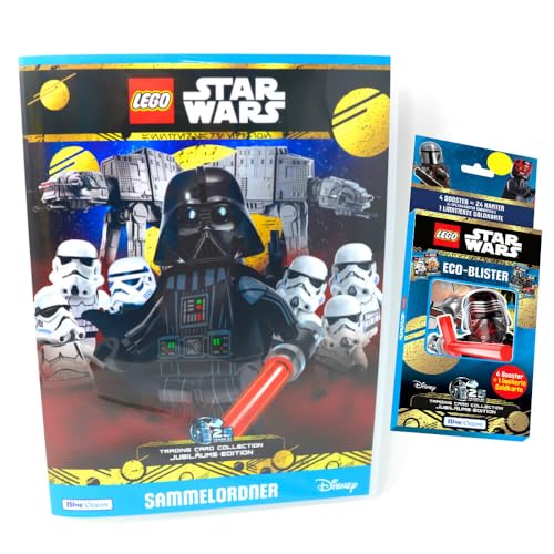 Lego Star Wars Karten Trading Cards Serie 5 - Jubiläum Sammelkarten (2024) - Auswahl (1 Mappe + 1 Blister) von Generisch