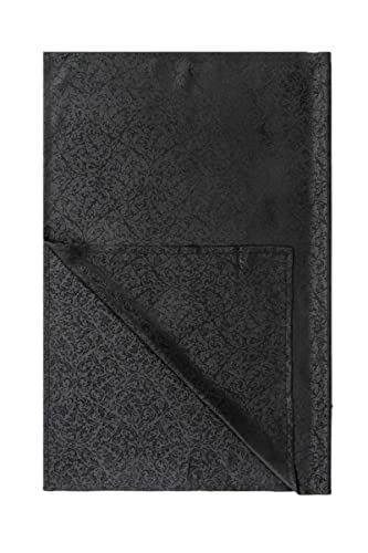 Livarno Home Jacquard Tischdecke 130 x 170 cm Wasserabweisendes Obermaterial (Schwarz) von Generisch