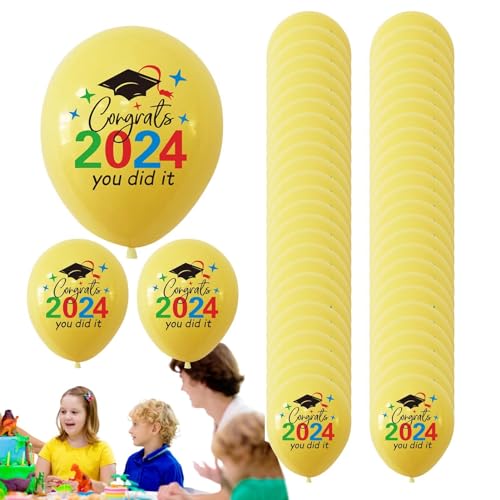 Luftballons für Kindergarten – Vorschule Graduation Ballons 100 Stück – Vorschule Vorschule Vorschule Abschluss Ballon Dekorationen von Generisch