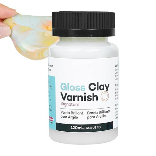 Lufttrockener Ton-Lasur – 120 Ml Lufttrockener Ton-Lasur | Wasserfester Glänzender Tonlack | Air Dry Clay Versiegelung Für Airdry Clay | Klarlack, Lufttrocknender Tonversiegeler Für Glänzenden Glasure Lufttrockener Ton-Lasur – 120 Ml Lufttrockener Ton-Lasur | Wasserfester Glänzender Tonlack | Air Dry Clay Versiegelung Für Airdry Clay | Klarlack, Lufttrocknender Tonversiegeler Für Glänzenden Glasure von Generisch