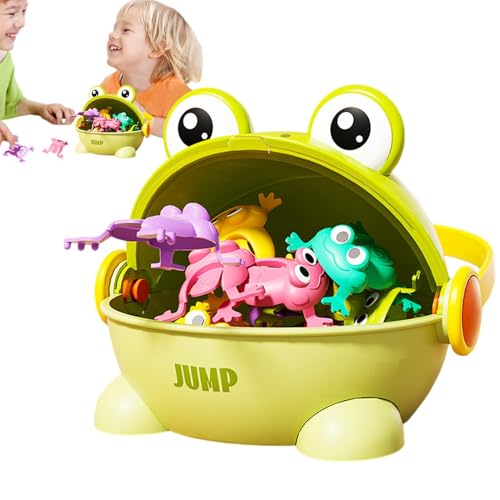 Lustiges, hüpfendes Frosch-Spielzeug, verschiedene Farben, springende Kröte, Spielzeug, Goody Bag Fillers, Kinder-Puzzle-Spielzeug für , Mädchen, Kinder von Generisch