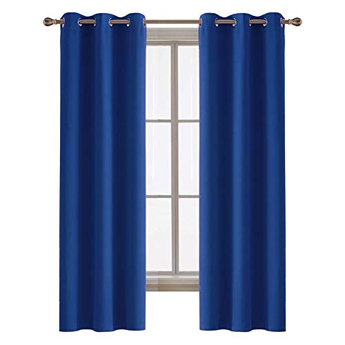 Luxuriöse blaue Fenstervorhänge, 300 x 260 cm (B x L), schwer, lichtblockierend, elegant, für Wohnzimmer, Schlafzimmer, Kinderzimmer, Premium-Qualität von Generisch