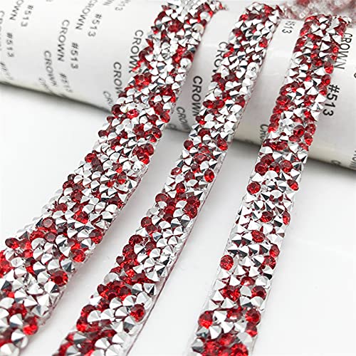 Luxuriöses Strass-Kristallband zum Nähen und Basteln (Typ 1, 25 mm, Typ 7, 15 mm) von Generisch