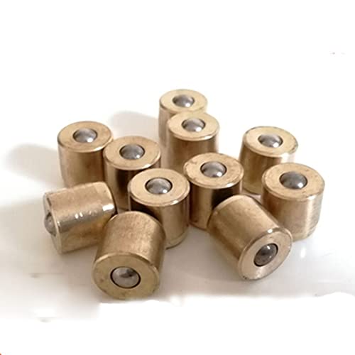 M6-M16 Kupfer Press-In-Fit Kugeltyp Ölbecher Öler Drehmaschine Motor Motor(M8x7mm(10pcs)) von Generisch