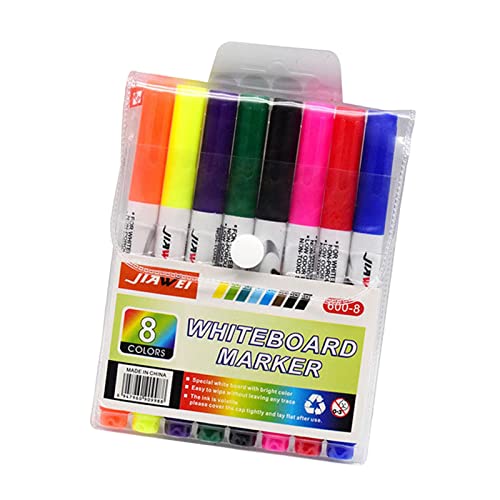 Magicall Wassermalstifte, 8/12 Stück, Doodle Water Floating Pens | Malerei schwimmende Wasserstifte | Bademalstifte | Zeichnen schwimmender Stift im Wasser | Paint Marker Stifte für Whiteboard Miror von Generisch