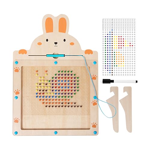 Magnetische Maltafel | 2-in-1 Magnet Maltafel,Holz Zeichenbrett Lernspielzeug Ab 3 Jahre Pädagogisches Spielzeug Für Mädchen Reisegeburtstag Kindergarten Unterricht Vorschule Magnetische Maltafel | 2-in-1 Magnet Maltafel,Holz Zeichenbrett Lernspielzeug Ab 3 Jahre Pädagogisches Spielzeug Für Mädchen Reisegeburtstag Kindergarten Unterricht Vorschule von Generisch