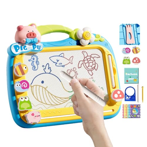 Magnetischer Zeichentisch - magnetische Schreibkarte für Kinder | Magnetische Cartoon-Doodle-Karte mit 2 Stiften | Multifunktionales frühes Lernspielzeug, sch Magnetischer Zeichentisch - magnetische Schreibkarte für Kinder | Magnetische Cartoon-Doodle-Karte mit 2 Stiften | Multifunktionales frühes Lernspielzeug, sch von Generisch