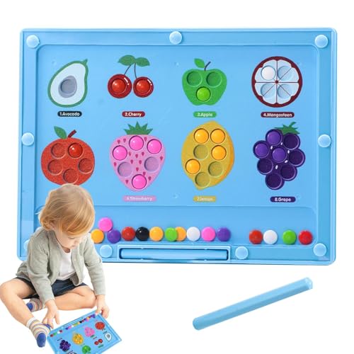 Magnetisches Farbenlabyrinth, Magnetfarbe und Zählerlabyrinth, Vorschule Lernen, Vorschulbildung Skill-Building-Bildungsspielzeug Frucht Lernfarbspiel für Kinder Mädchen Magnetisches Farbenlabyrinth, Magnetfarbe und Zählerlabyrinth, Vorschule Lernen, Vorschulbildung Skill-Building-Bildungsspielzeug Frucht Lernfarbspiel für Kinder Mädchen von Generisch