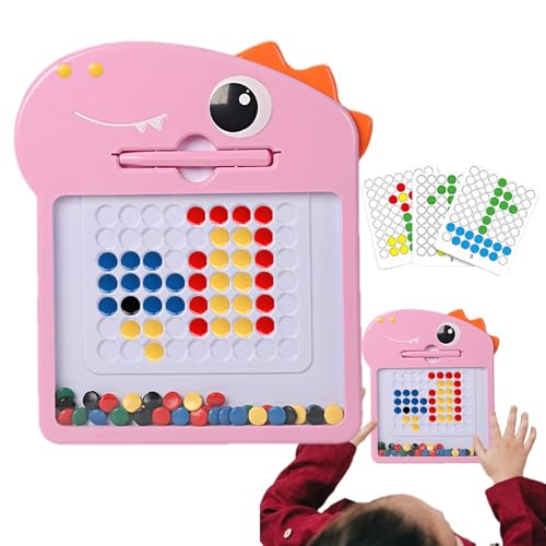 Magnetisches Zeichenbrett, Kreativer Magnet Stift Doodle Board, Spaß Magnetisches Zeichenbrett Spielzeug für Mädchen und 3+, Früherziehung Doodle Pad, Pädagogische Tafel Magnetspielzeug von Generisch