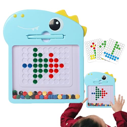 Magnetisches Zeichenbrett, Kreativer Magnet Stift Doodle Board, Spaß Magnetisches Zeichenbrett Spielzeug für Mädchen und 3+, Früherziehung Doodle Pad, Pädagogische Tafel Magnetspielzeug von Generisch