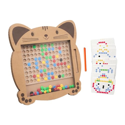 Magnetisches Zeichenbrett, Niedliche Katzen-Dot-Art-Magnettafel, Feinmotorikspielzeug Mit Stift, Lernaktivitäten Im Vorschulalter Für Zuhause, Schule, Reisen von Generisch