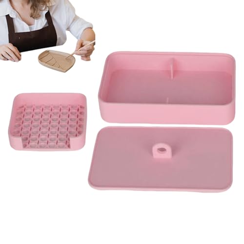 Maisstärke-Box für Ton – Maisstärke-Pulverhalter für Ton | Tapper-Box zum Modellieren von Modellierungen, Ohrringherstellungszubehör Maisstärke-Box für Ton – Maisstärke-Pulverhalter für Ton | Tapper-Box zum Modellieren von Modellierungen, Ohrringherstellungszubehör von Generisch