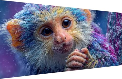 Malen Nach Zahlen Kinder Affe Malen Nach Zahlen für Erwachsene Tier Paint by Number Adult, DIY Handgemalt Leinwand ölgemälde Hobby Erwachsene Set mit Zubehör, Geschenke 30x60cm Mit Rahmen 2-3E60 Malen Nach Zahlen Kinder Affe Malen Nach Zahlen für Erwachsene Tier Paint by Number Adult, DIY Handgemalt Leinwand ölgemälde Hobby Erwachsene Set mit Zubehör, Geschenke 30x60cm Mit Rahmen 2-3E60 von Generisch