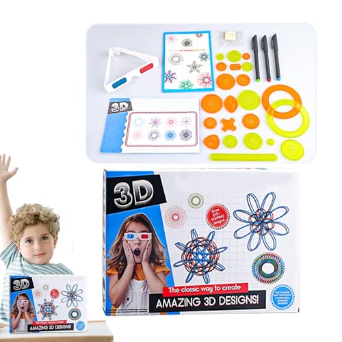 Malschablonen - 3D-Zeichenbrett, kreatives Set für Schablonenmalerei - Multifunktionale DIY-Materialien für Zuhause, Schule, Outdoor, Familienaktivitäten, Kindergeburtstage Malschablonen - 3D-Zeichenbrett, kreatives Set für Schablonenmalerei - Multifunktionale DIY-Materialien für Zuhause, Schule, Outdoor, Familienaktivitäten, Kindergeburtstage von Generisch