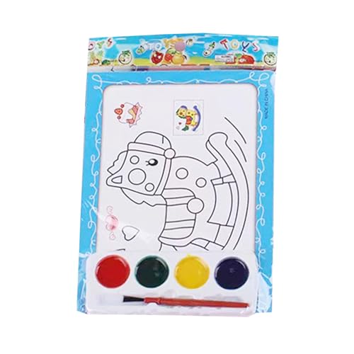 Malvorlagen für Kinder, Aquarellfarben für Kinder,Aquarell-Papierblock | Kreative Wassermalkarten, pädagogische Wasserzeichnungsfarbe für Kinder, Klassenzimmer, Zuhause, Geburtstagsparty-Zubehör von Generisch