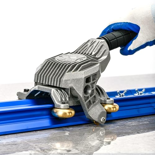 Manueller Fliesenschneider, Präzises Keramik-Schneidewerkzeug mit eingebauten Saugnäpfen, Fliesen-Schiebermesser und Zange für professionelle Installateure und Anfänger Manueller Fliesenschneider, Präzises Keramik-Schneidewerkzeug mit eingebauten Saugnäpfen, Fliesen-Schiebermesser und Zange für professionelle Installateure und Anfänger von Generisch