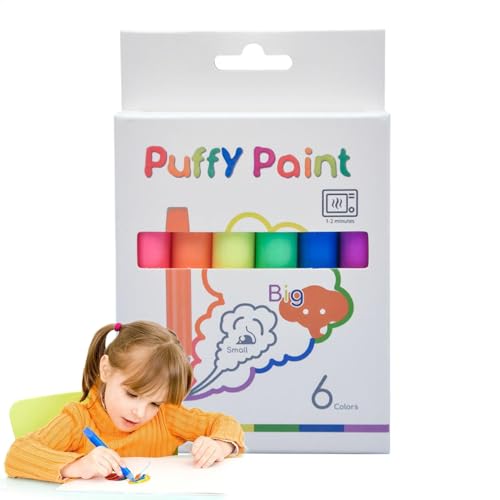 Marker zum Ausmalen – wärmeaktiviertes Zeichenstift-Set – magische Pufy Stifte für Kinder – -Kunstmalblasen – Stifte für Kinder ab 3 Jahren – Kleinkindfreundliche Poopcorn-Stifte von Generisch