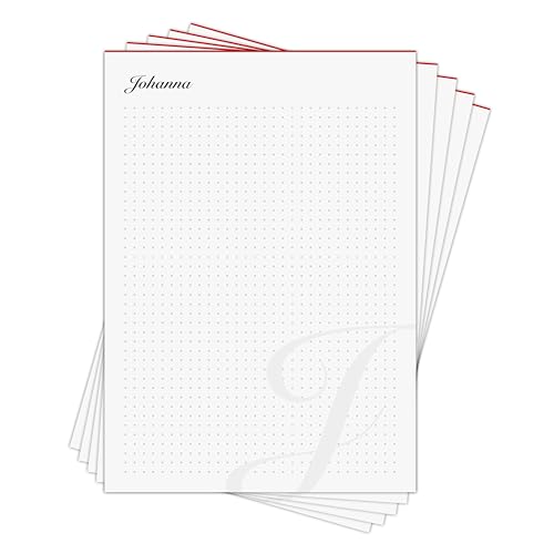 Memo-Block Johanna - personalisiertes Geschenk für Johanna - 5 x Notizblock DIN A5 mit je 50 Blatt für 250 Notizen in Geschenkbox von Generisch