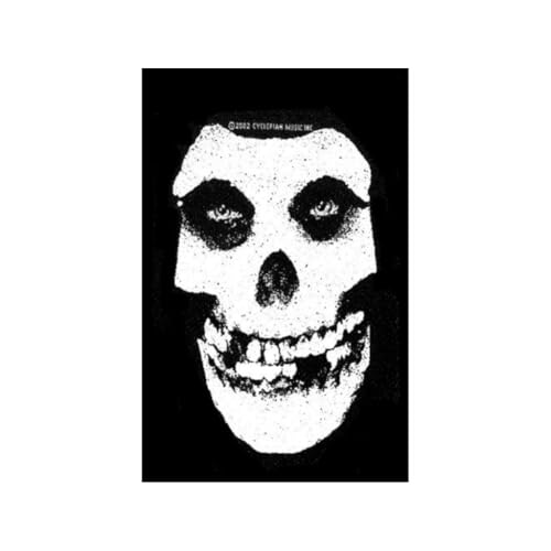 Misfits Aufnäher Patch White Skull von Generisch