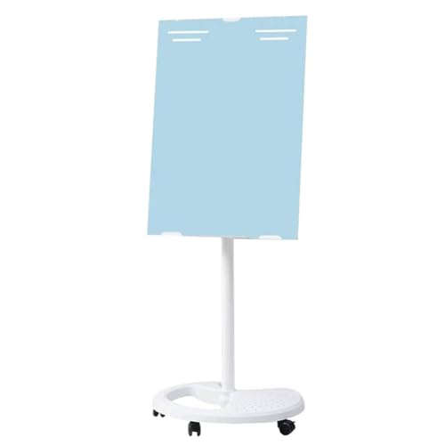 Mobiler Whiteboard-Ständer mit Rädern, tragbare Staffelei für Klassenzimmer, Büro, Lehrer und Zuhause, 70 x 100 cm, Blau von Generisch