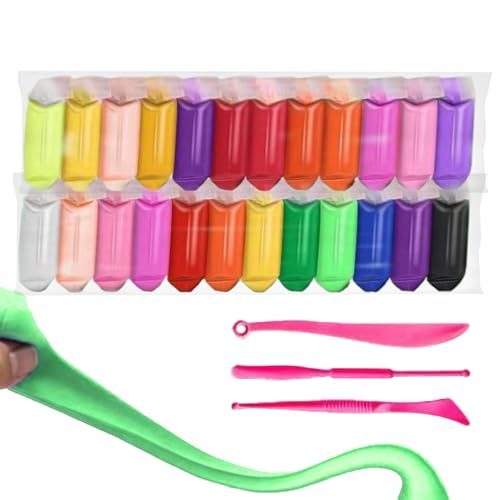 Modelliermasse Set,Mehrfarbige Modelliermasse Für Kinder | Nicht Klebendes Sicher Spielzeug Für Bastelaktivitäten Mädchen Erwachsene Schule Zuhause Modelliermasse Set,Mehrfarbige Modelliermasse Für Kinder | Nicht Klebendes Sicher Spielzeug Für Bastelaktivitäten Mädchen Erwachsene Schule Zuhause von Generisch