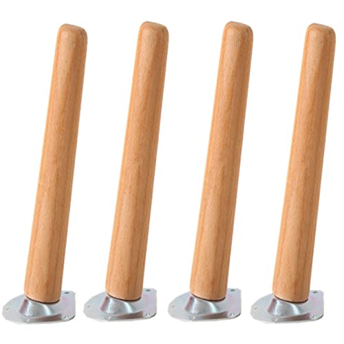 Möbelbeine aus massivem Eichenholz, M8-Gewinde, konische Ersatzbeine für Sofa, Stuhl, Tisch, Schreibtisch und Schrank, langlebig, 30 cm, 4 Stück Möbelbeine aus massivem Eichenholz, M8-Gewinde, konische Ersatzbeine für Sofa, Stuhl, Tisch, Schreibtisch und Schrank, langlebig, 30 cm, 4 Stück von Generisch