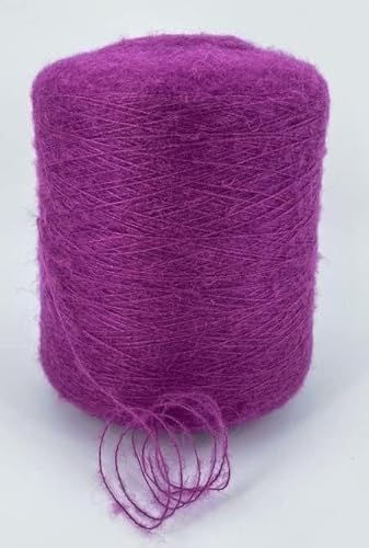 Mohair-Kaschmirgarn, 500 g, weich, feine Seide, Strickgarn für Pullover, Schal, Häkeln, Mohair-Wolle-Mischgarn von Generisch