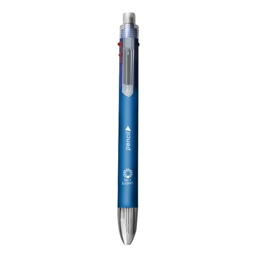 Multifunktionaler glatter Stift mit 5 Farben | Stifte A | Schreibstift | austauschbare Stifte mit Bleistift | Stift mit 6 Funktionen | All-in-1 Werkzeugstift | Schulmaterial Retratt von Generisch