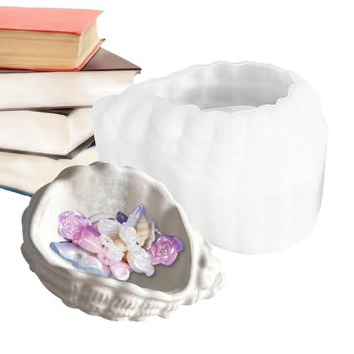 Muschelform, Conch-Aufbewahrungsbehälterform | Silikonform in Muschelform, Meeresschnecke, Epoxidharz, Gießform für Schmucktablett, Geschirr, Aufbewahrung, Heimdekoration, Kunstharz Muschelform, Conch-Aufbewahrungsbehälterform | Silikonform in Muschelform, Meeresschnecke, Epoxidharz, Gießform für Schmucktablett, Geschirr, Aufbewahrung, Heimdekoration, Kunstharz von Generisch