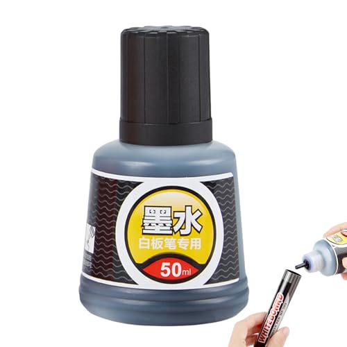 Nachfülltinte Whiteboard-Marker – 50 ml Nachfülltinte | Whiteboard-Marker-Stift, schwarz, rot, blau, 3 Farben, Schul- und Bürobedarf, ideal zum sauberen und unkomplizierten Nachfüllen von Edding Nachfülltinte Whiteboard-Marker – 50 ml Nachfülltinte | Whiteboard-Marker-Stift, schwarz, rot, blau, 3 Farben, Schul- und Bürobedarf, ideal zum sauberen und unkomplizierten Nachfüllen von Edding von Generisch