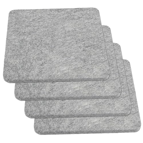 Nadelfilz-Bügelmatten, 25,4 x 25,4 cm, Woll-Pads, Anfänger-Filz-Set, unverzichtbar für Bastel- und DIY-Projekte, 4 Stück von Generisch