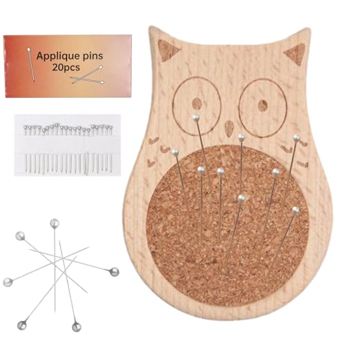 Nadelkissen aus Holz, niedliche Nähnadeln und Kissen – Kunsthandwerk Zubehör für Bekleidung, Handwerk, Reparaturen, tägliche Projekte zu Hause Nadelkissen aus Holz, niedliche Nähnadeln und Kissen – Kunsthandwerk Zubehör für Bekleidung, Handwerk, Reparaturen, tägliche Projekte zu Hause von Generisch