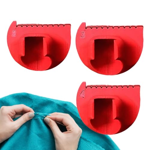 Nähkantenführung, Nadellehre, Quilt-Lineal, Set mit 3 Daumenvorlagen, Führungslineal für Anfänger, gerade und gebogene Nähte, Quilten, Basteln Nähkantenführung, Nadellehre, Quilt-Lineal, Set mit 3 Daumenvorlagen, Führungslineal für Anfänger, gerade und gebogene Nähte, Quilten, Basteln von Generisch