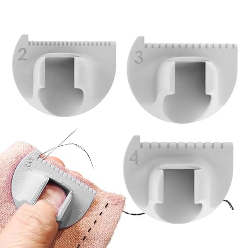 Nählehre – 2/3/4 mm Kantennähschablonen, Quiltwerkzeug, Multifunktions-Messwerkzeug mit Daumenführung, Quilt-Lineal für Stoffe, gerade, gebogene Nähte Nählehre – 2/3/4 mm Kantennähschablonen, Quiltwerkzeug, Multifunktions-Messwerkzeug mit Daumenführung, Quilt-Lineal für Stoffe, gerade, gebogene Nähte von Generisch