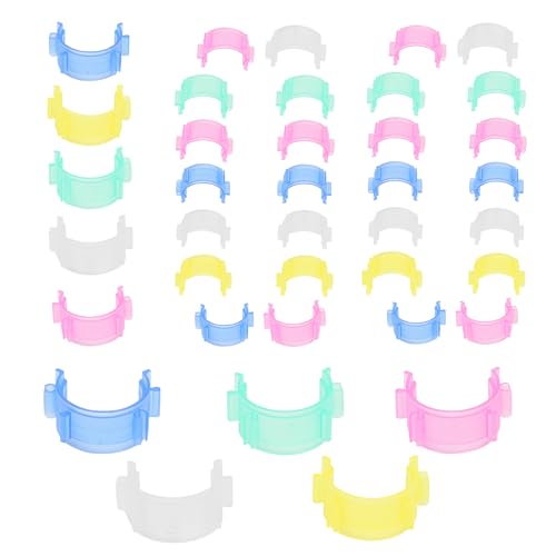 Nähspulenhalter-Clips - Nähspulenclip, 100 Stück Garnspulen-Halterclips | Multifunktionales Zubehör Stickereien, Reparatur, Bekleidungsherstellung & Handarbeiten Nähspulenhalter-Clips - Nähspulenclip, 100 Stück Garnspulen-Halterclips | Multifunktionales Zubehör Stickereien, Reparatur, Bekleidungsherstellung & Handarbeiten von Generisch