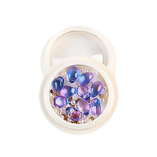 Nail Artt Rhinestones - Nail Lumiere Sequestro di Sequestro di Decaline, Dekoration für Nail Artis, Schmuck von Kristallnägeln, Edelsteine für Nägel, Kristalle Nägel Kit von Rinestone P von Generisch