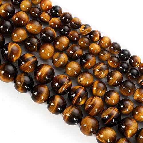 Natürliche Steinperlen, mehrfarbig, Tigerauge, lose Abstandshalter-Perlen für die Herstellung von Armbändern, Schmuck, DIY-Zubehör Natürliche Steinperlen, mehrfarbig, Tigerauge, lose Abstandshalter-Perlen für die Herstellung von Armbändern, Schmuck, DIY-Zubehör von Generisch