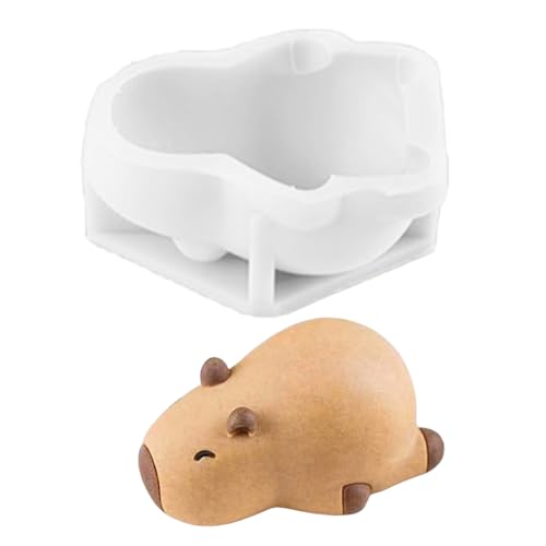 Nettes Capybara-Schimmel, Silikonformen, Nicht-Stick-Handwerkswerkzeug, Silikon, flexibel und fallend, wiederverwendbar und umweltfreundlich für Muffin-Dessert-Pudding-Lehmkuchen-Seife Cupcake T Nettes Capybara-Schimmel, Silikonformen, Nicht-Stick-Handwerkswerkzeug, Silikon, flexibel und fallend, wiederverwendbar und umweltfreundlich für Muffin-Dessert-Pudding-Lehmkuchen-Seife Cupcake T von Generisch