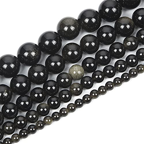 OZ9-8206 Perlen aus Naturstein-Adern, Achat, rund, lose Perlen, Schmuckherstellung für Armbänder und Halsketten, Turmaline, 4 mm, ca. 92 Stück OZ9-8206 Perlen aus Naturstein-Adern, Achat, rund, lose Perlen, Schmuckherstellung für Armbänder und Halsketten, Turmaline, 4 mm, ca. 92 Stück von Generisch