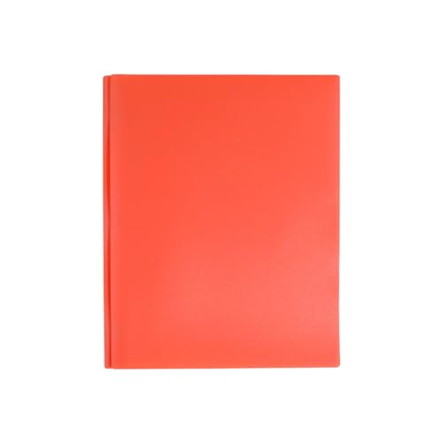 Ordner mit zwei, drei Löcher, Zinkenverschlüsse, Briefgröße, extra robuste Ordner, Büromaterial Für Den Schreibtisch (Orange, One Size) von Generisch