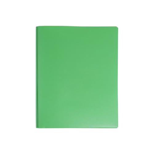 Ordner mit zwei, drei Löcher, Zinkenverschlüsse, Briefgröße, extra robuste Ordner, Rückenstütze Für Bürostühle (Green, One Size) von Generisch