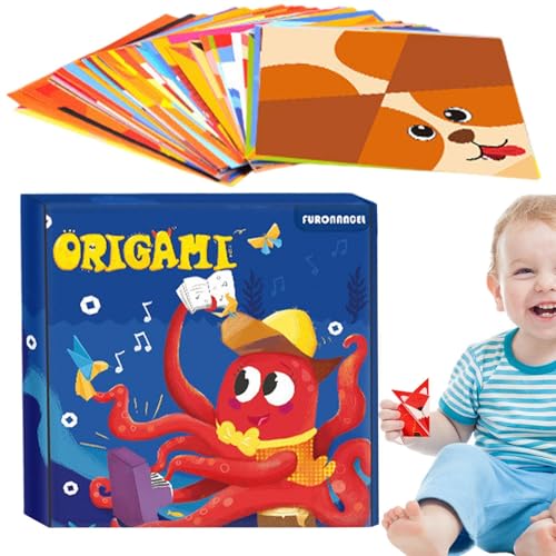 Origamii Kit für Kinder – Papierbastel-Faltsets | Faltpapier-Set, Papierkunst, kreatives Spielzeug für Vorschule, Kunstprojekte für und Mädchen im Alter von 6–12 Jahren von Generisch