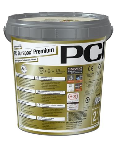 PCI Durapox Premium 2 kg Nr. 02 Bahamabeige 2K-Epoxidharz-Fugenmörtel Verfugen Verlegen Fliesen Sika von Generisch