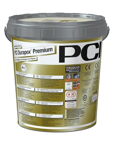 PCI Durapox Premium 5 kg Nr. 19 Basalt 2K-Epoxidharz-Fugenmörtel Verfugen Verlegen Fliesen Sika von Generisch