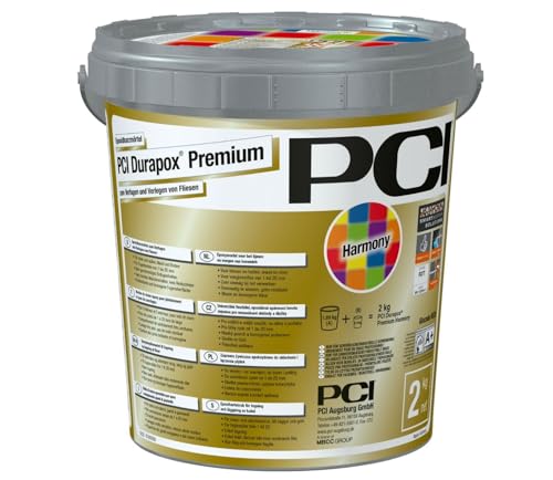 PCI Durapox Premium Harmony 2 kg neutral (Transparent) 2K-Epoxidharz-Fugenmörtel Verfugen Verlegen Fliesen Sika von Generisch