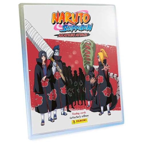 Panini Naruto Shippuden Karten - Akatsuki Attack Trading Cards (2024) - Sammelkarten - 1 Sammelmappe von Generisch