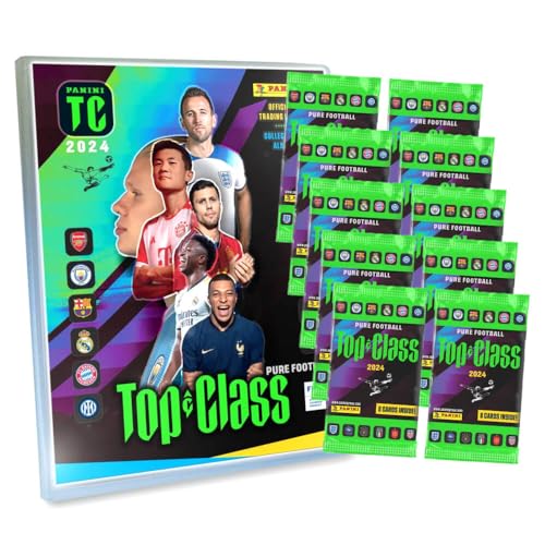 Panini Top Class Karten 2024 - Trading Cards - Sammelkarten - 1 Mappe + 10 Booster von Generisch